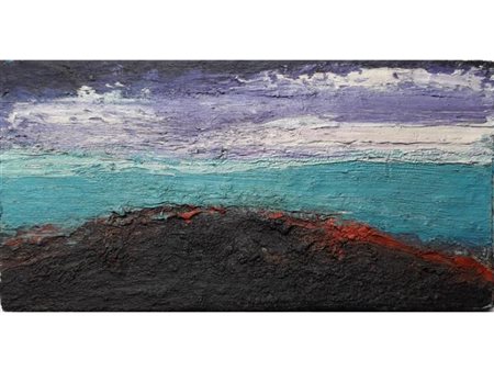 LO GIUDICE MARCELLO Taormina (Me) 1957 Tramonto viola 1991 Olio su tela...