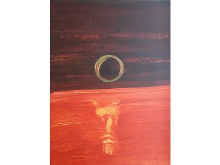 RECALCATI ANTONIO Bresso (Mi) 1938 Senza titolo Mista su cartoncino 52,00x38,00