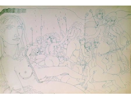 ZANCANARO TONO Padova (Pd) 1906 Sely non tea 1970 China su foglio di carta...