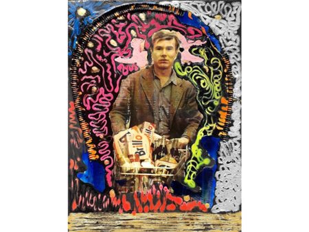 BLISSET LUTHER Milano (Mi) 1967 Andy 2019 Tecnica mista e collage su tela...