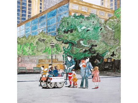 VEZZI ENRICO San Miniato (Pi) 1979 Piattaforma di relazione n.17, New York...