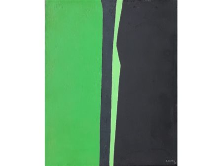 CERRI GIANCARLO Milano (Mi) 1938 Sequenza verticale n.153 1996 Olio su tela...