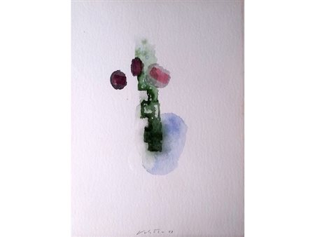 VIOLETTA ANTONIO Crotone (Cr) 1953 Senza titolo 1983 Acquarello su cartoncino...