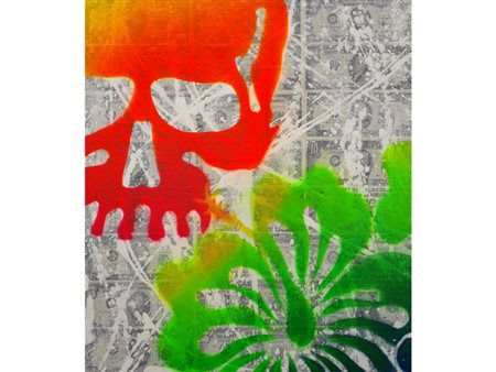 PETER HIDE Varese (Va) 1965 Senza titolo 2018 Tecnica mista su tavola...