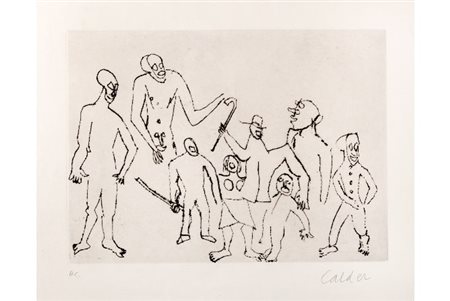 Alexander Calder “Santa Claus: Groupe Joyeux, 1974”