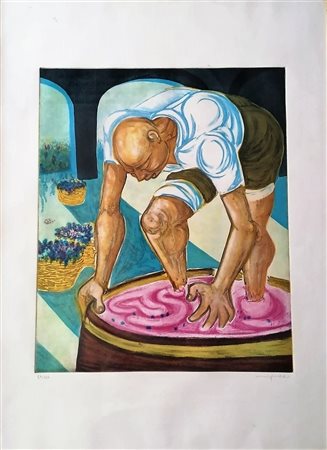 Giuseppe Migneco “Spremitore d’uva” 