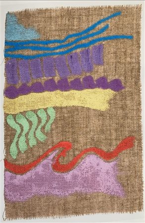 Giorgio Griffa “Otto colori” 2003