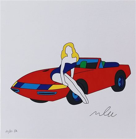 Marco Lodola “Red car”
