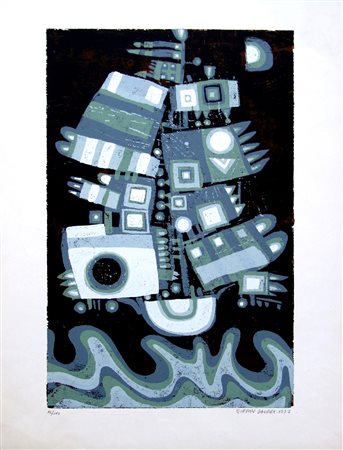 STEPHAN ZAVREL, senza titolo, 1973