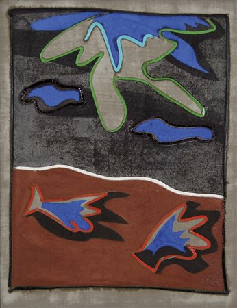 VALLE PAOLO Lido di Venezia (Ve) 1948 Conchiglie a sud di Rio 1995 olio e...