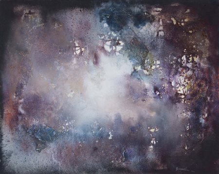 GASPARINI BRUNA Mantova 1913 - Venezia 1998 senza titolo 1960 olio su tela...