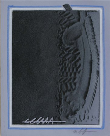 FERRARI AGOSTINO Milano 1938 Entrando in 1996 tecnica mista e sabbia su...