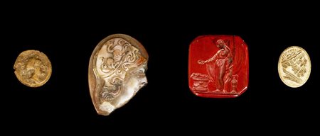 QUATTRO GEMME INCISE NEOCLASSICHE DATAZIONE: XVIII-XIX sec. d. C MATERIA E...