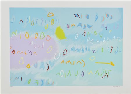 Renzo Nucara SENZA TITOLO coppia di serigrafie su carta, cm 50x70 ciascuna;...