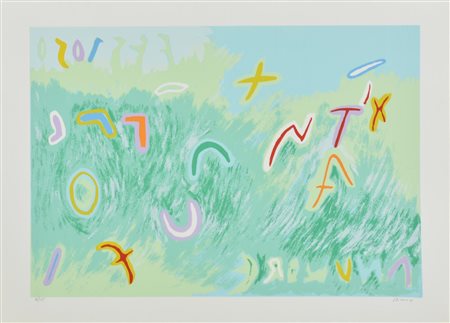 Renzo Nucara SENZA TITOLO coppia di serigrafie su carta, cm 50x70 ciascuna;...