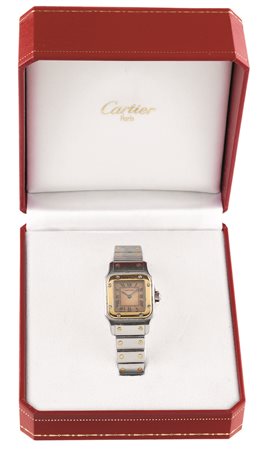 OROLOGIO DA POLSO CARTIER SANTOS, REF. 1057930, N. 20986 orologio da polso...