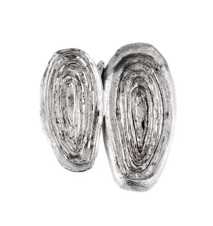 SPILLA-PENDENTE IN ARGENTO, FRANCO ZAZZERI sul retro inciso Zazzeri,...