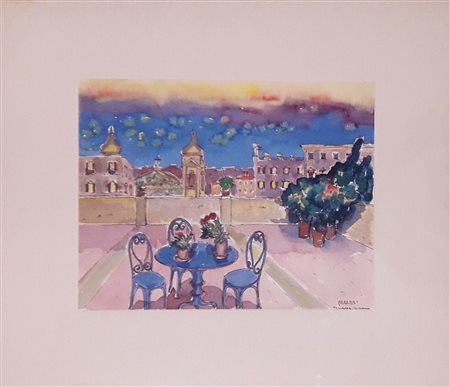 PARADISI VITTORIO Lecce 1934 "Terrazza Romana"