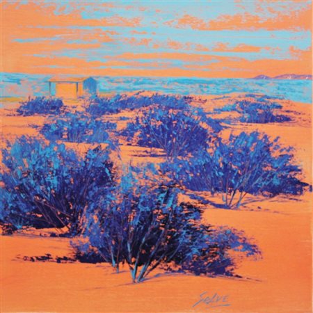 SOAVE MARIO Lucca 1955 “Tramonto in Versilia”