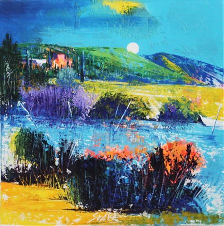 SOAVE MARIO Lucca 1955 “Sul fiume"