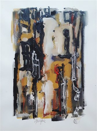 BORGHI ALFONSO Reggio Emilia 1944 “Tocchi del campanile desolato"