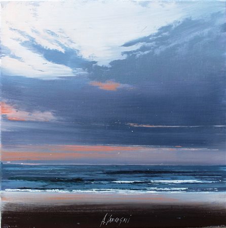 CANCOGNI AGOSTINO Lucca 1950 "Il temporale"