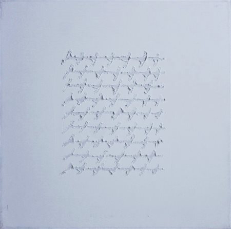 RAPETTI ALFREDO Milano 1961 “Scrittura bianca - lettera”