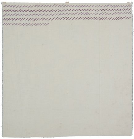 Giorgio Griffa (Torino 1936) “Senza titolo” anni ‘70 acrilico su tela (cm...