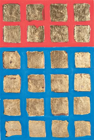 Remo Bianco (Milano 1922 ‑ 1988) “Tableau dor&#233;e” tecnica mista e foglia d’oro...