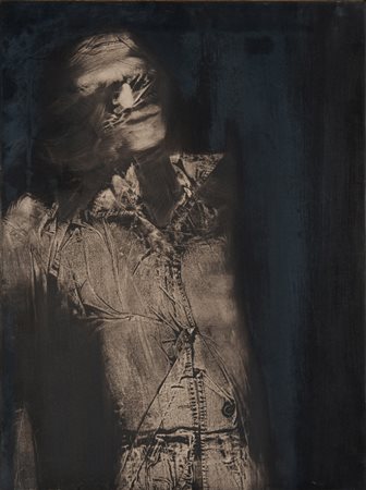 Antonio Recalcati (Bresso 1938) “Impronta” 1962‑63 olio su tela (cm 80x60)...