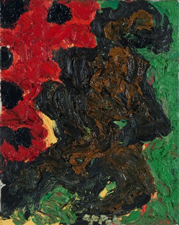 Karel Appel (Amsterdam 1921 - Zurigo 2006) “Figure 6” 1991 olio su tela (cm...