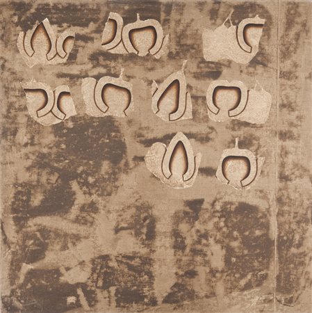 Angelo Cagnone (Carcare 1941) “Frammenti di natura morta” 1972 Olio su tela...