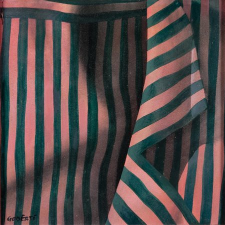 Gianfranco Goberti (Ferrara 1939) “Senza titolo” 1985 olio su tela (cm 34x34)...