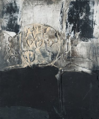 Giorgio Celiberti (Udine 1929) “Senza titolo” 1990 affresco su tavola (cm...