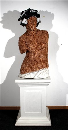 Enrica Borghi (Premosello Chiovenda 1966) “Venere di Milo” 2000 scultura in...