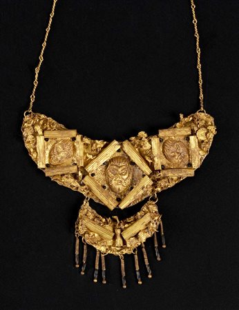 COLLANA IN STILE ETRUSCO DATAZIONE: inizi sec. XX MATERIA E TECNICA: oro a 24...