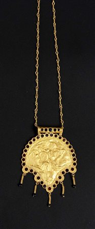 COLLANA IN STILE ETRUSCO DATAZIONE: inizi sec. XX MATERIA E TECNICA: oro a 24...