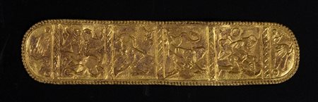 BRACCIALE IN STILE ETRUSCO DATAZIONE: inizi sec. XX MATERIA E TECNICA: oro a...