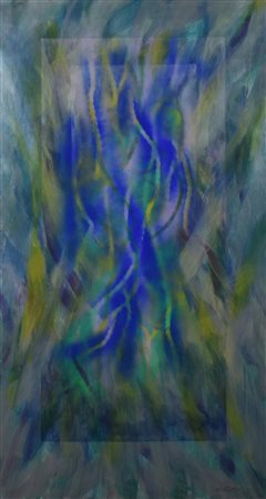 Noriaki Takahashi MEMORIE DI PAESAGGIO 2 olio e tecnica mista su carta...