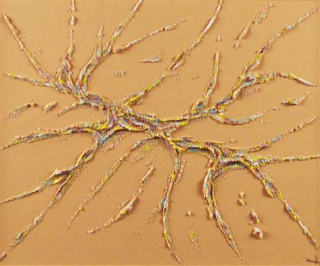 Pier Paolo Nudi TRASLUCENZE tecnica mista su tela, cm 40x50 firma sul retro:...