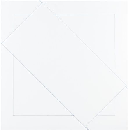 Andrea Pierbò 16 CCXXXX tecnica mista su tela, cm 70x70 sul retro: firma,...