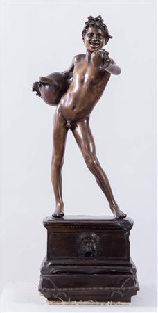 VINCENZO GEMITO (Napoli 1852 – 1929) ), attr. "Fanciullo con anfora"....