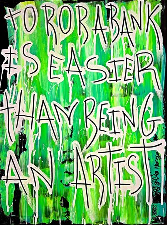 Karl Lagasse, Pezzo unico a tecnica mista â€œRob a bankâ€_x009d_ Usa nÂ°24,...