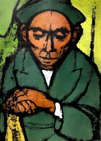 Domenico Cantatore (Ruvo di Puglia 1906 â€“ Parigi 1998). Acquaforte e...