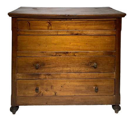 Madia in legno massello, Sicilia, XIX secolo. Apertura con alza piano e due...