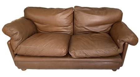 Divano 2 posti modello Poppy anni â€™60-â€™70. Tito Agnoli per poltrona frau....