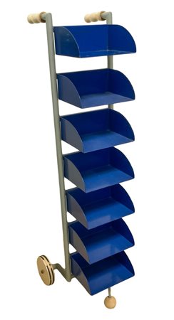 Produzione Vismara, mod Runner. Porta cd in metallo laccato nei toni del...