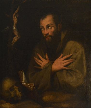 Barolomeo Passerotti FRATE ANTONIO DA MONTECICCARDO olio su tela, cm 90,5x76...