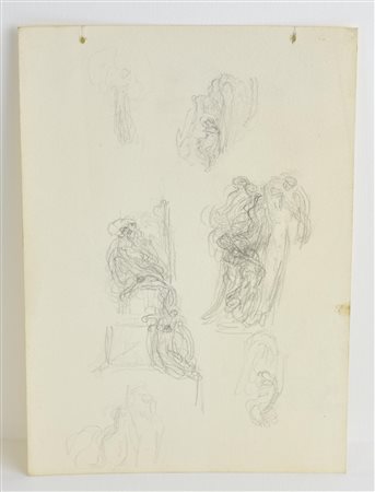 Edoardo Rubino SENZA TITOLO matita su carta, cm 25x18 L'opera presenta lievi...