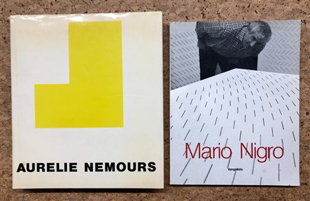 MARIO NIGRO E AURELIE NEMOURS - Lotto unico di 2 cataloghi